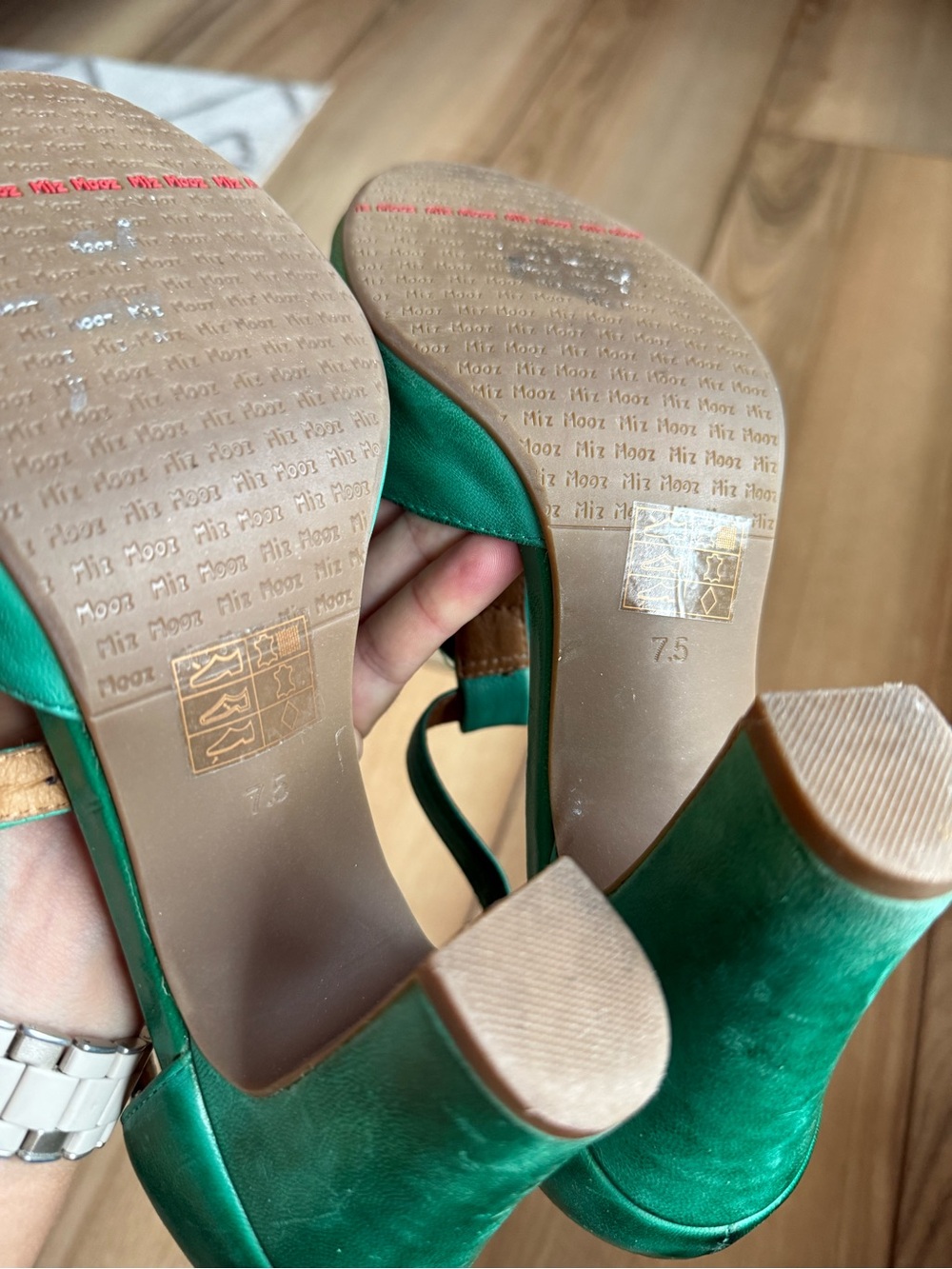 Miz Mooz green Sailor Heels - Picture 7 of 10